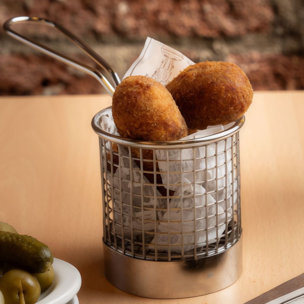 Tapa De Croqueta De Pollastre Rostit (4 Uds.)