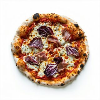 Radicchio, zola, speck