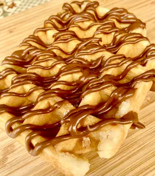 Gofre amb xocolata