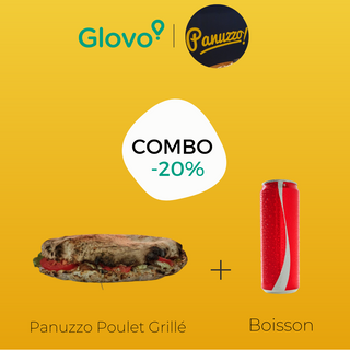 Panuzzo poulet grillé + Boisson