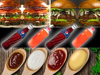 Великий бургер сет (на чотирьох) + напій (1760g)