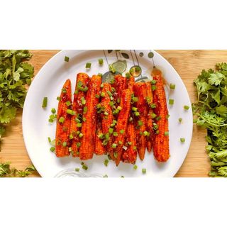 Baby Corn Schezwan Sauce