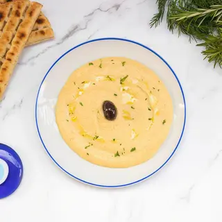 Hummus con pan pita