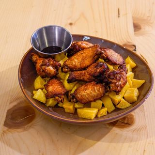 Alitas A La Barbacoa (8 Uds.)