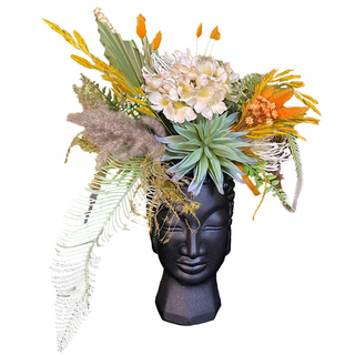 Vaza Indonezia - Buchet Flori Artificiale 50 cm