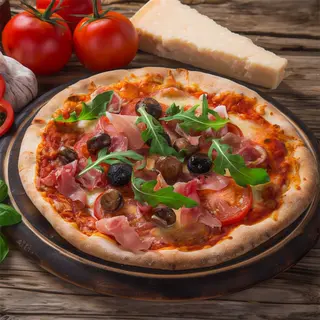 Pizza roma de masa madre