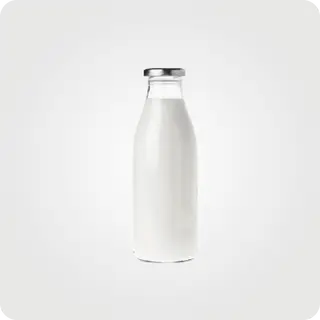 Glass of Milk Short Glass