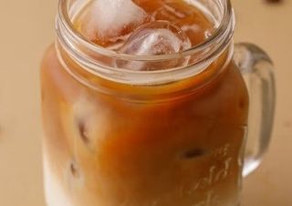 Холодный Латте с сиропом Large