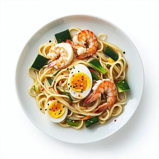 167 Udon con frutti di mare