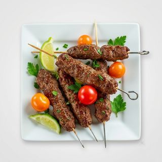 BBQ Goat Skewers
