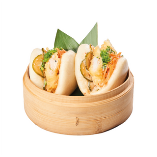 Bao burger krewetki w tempurze 2 szt.