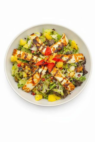 Sałatka halloumi