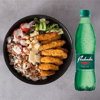 Cezar crispy bowl+Radenska 0,5l