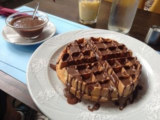 Waffle con Nutella