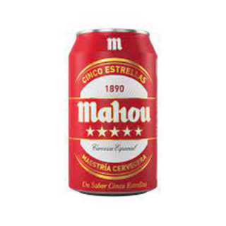 Tercio de Mahou 5 estrellas (330 ml.)