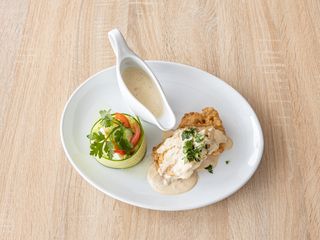 Polędwiczki w sosie borowikowym