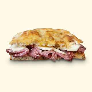 Focaccia salame nazionale pecorino toscano DOP