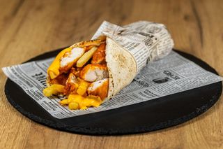 Shaorma crispy + doza pepsi