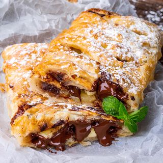 Пеновані з бананом та шоколадом