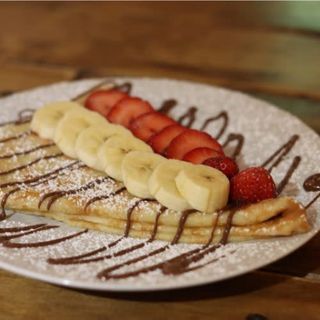 Creppe De Nutella, Fresas Y Plátano