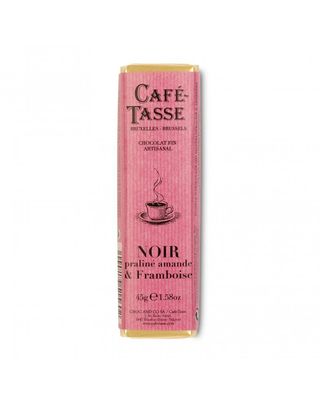 Café-Tasse белгийски шоколад - черен с пралина и юзу (45г)