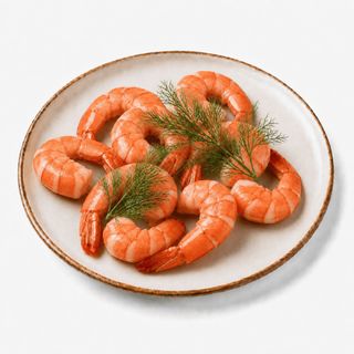 Креветки тигрові з кропом (120/30г)