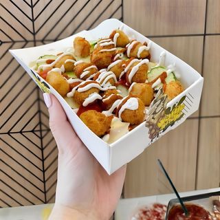 Poffertjes Chicken Fromage, Gruyère