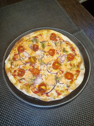 Pizza de Salmão