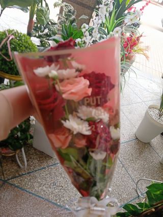 Bouquet de fleurs colorées 