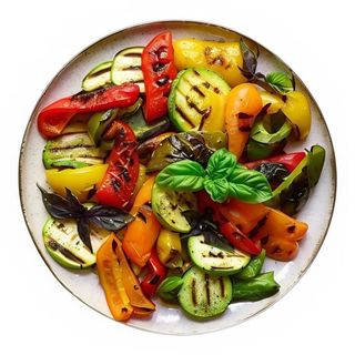 Verduras variadas fritas