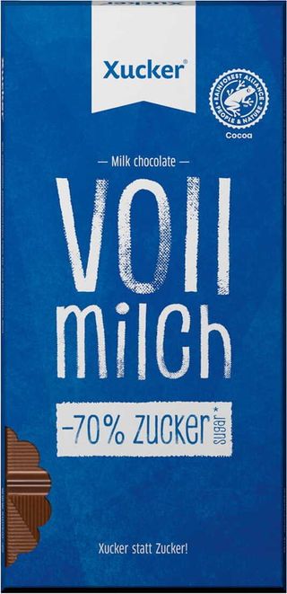 Czekolada mleczna z ksylitolem bez cukru 80 g Xucker
