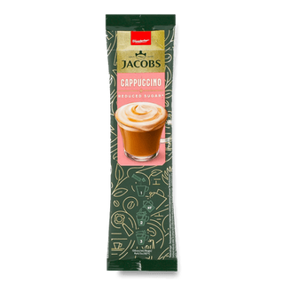 Напій кавовий Jacobs 3в1 Cappuccino зі зменшеним цукром (14г)