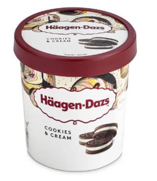 Helado Häagen Dazs Cookies And Cream (460 Ml.)