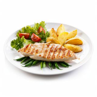 13. Plato Combinado Pollo A La Plancha