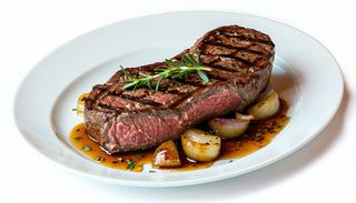 Телешки дроб на скара