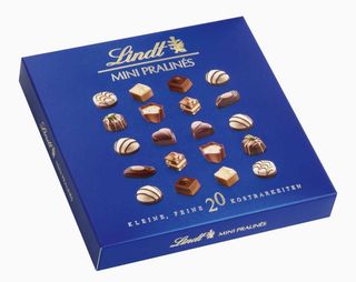 Mini pralines caja azul (100 g.)