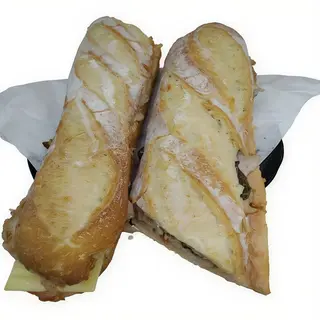 bocadillo caliente de cervela