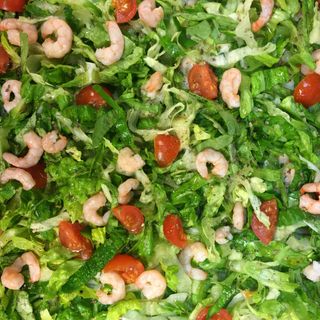 Rucola gamberi e pachino