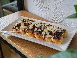 Міні-панкейки з бананом та нутеллою (200g)