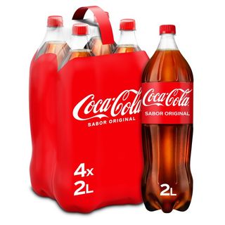 Coca-Cola Sabor Original 4X2L Botella