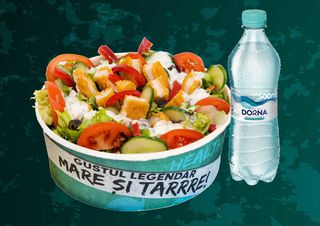 Meniu salată șnițel