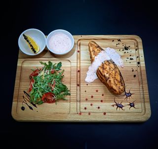 Стейк из семги