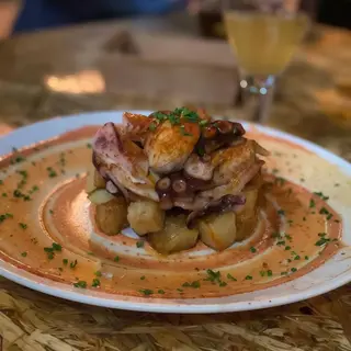 Pulpo A La Plancha Al Estilo De La Vera
