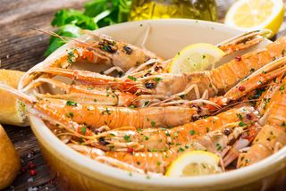 Scampi arrosto