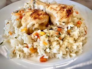 Пиле с ориз (500г)