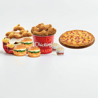 Share Bucket + Medium Sized Pizza