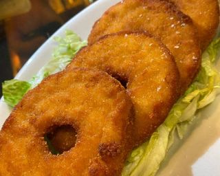 Anelli di pollo e bacon