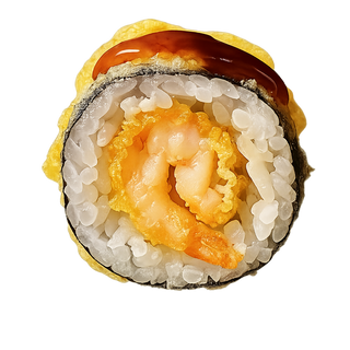 77. Tempura langostino roll (4 Uds.)