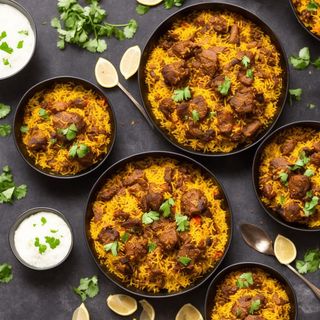 Lamb biryani 