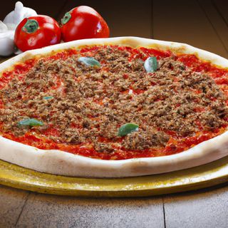 Pizza bolognese